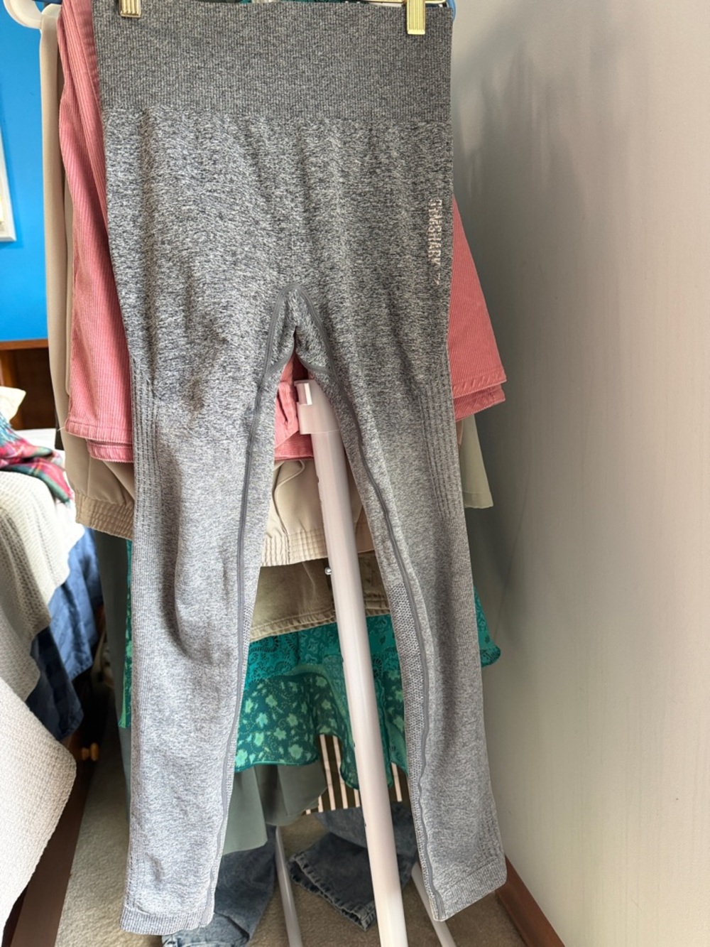 Gymshark Heather Gray Seamless High-Rise Leggings